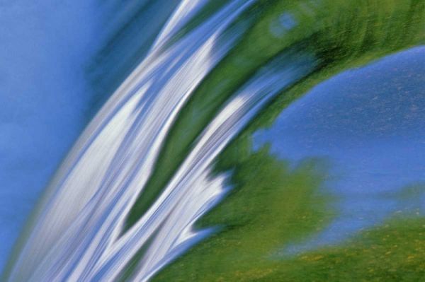 Canada, Whiteshell PP Rainbow Falls in spring